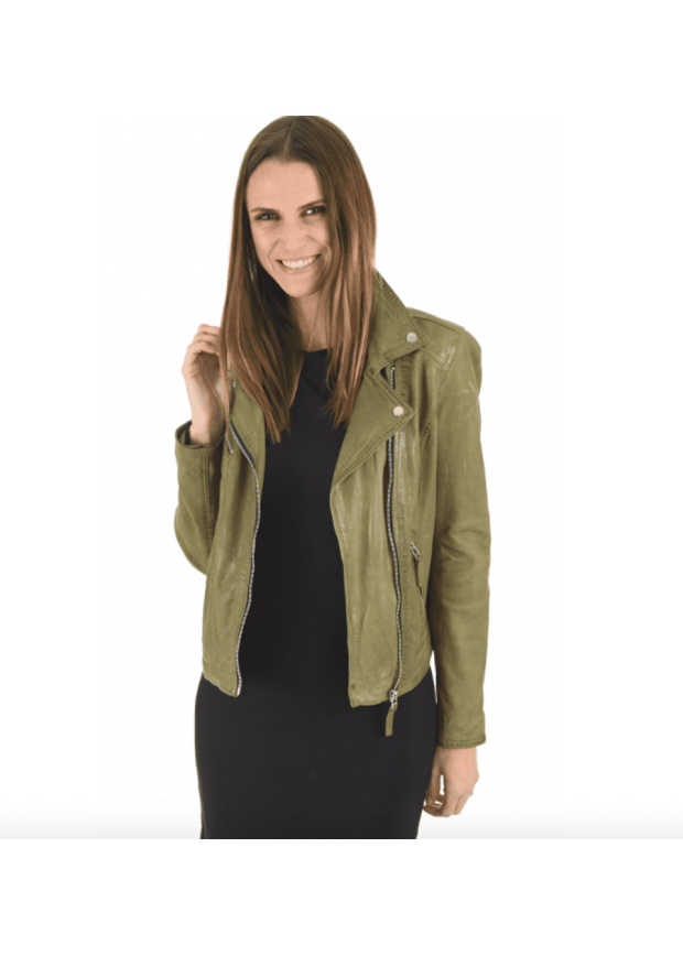 BLOUSON CUIR OAKWOOD CLIPS6 64095