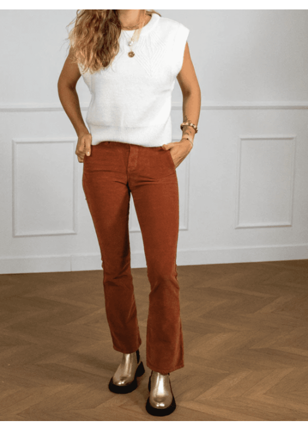 PANTALON HAILEY VELOURS HAPPY