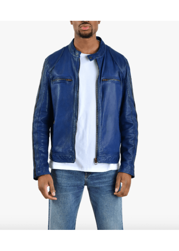 BLOUSON CUIR OAKWOOD RACER